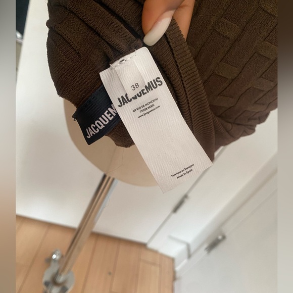 Brand new Brown Jacquemus knit dress - Picture 7 of 7